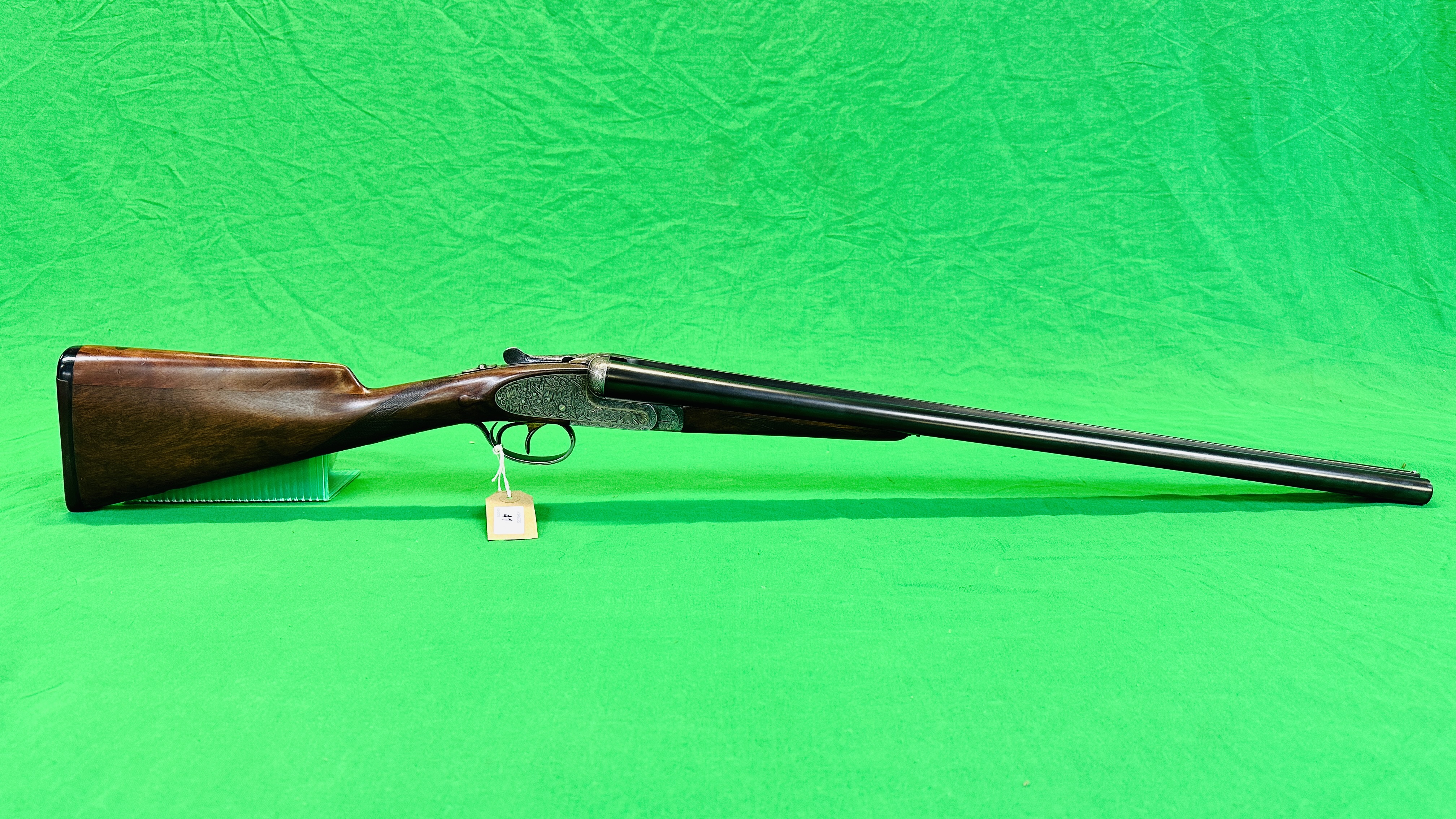 AYA 12 BORE SIDE BY SIDE SHOTGUN #342157 25" BARREL SIDE LOCK,