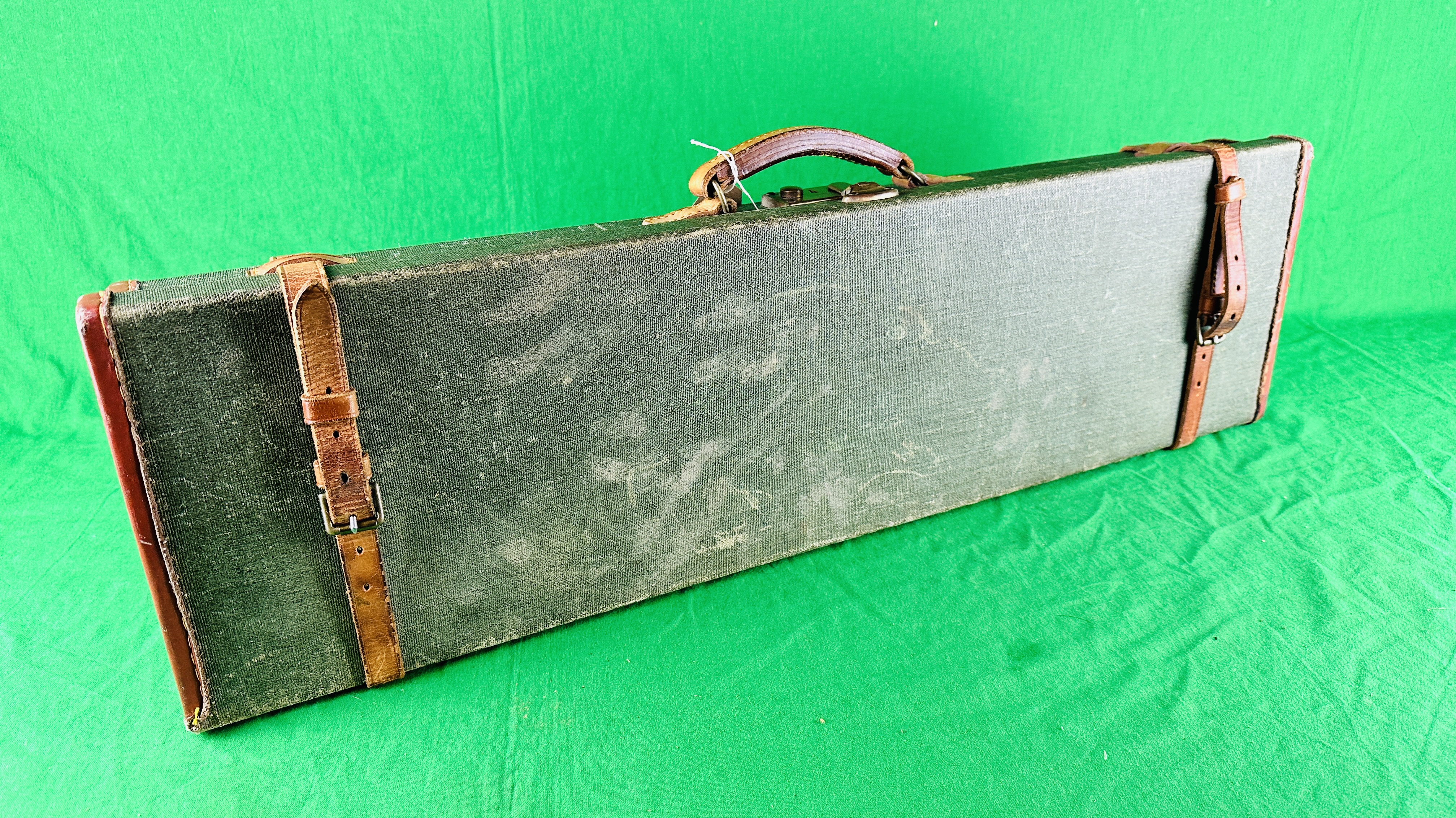 A BRADY LEATHER BOUND CANVAS MOTORING CASE PLUS CONTENTS TO INCLUDE CLEANING RODS, BARREL LOCKS, - Image 10 of 11