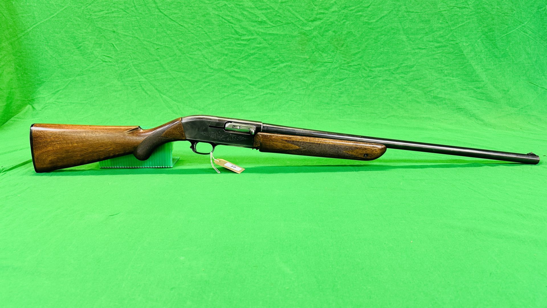 FABRIQUE 12 BORE SELF LOADING TWO SHOT SHOTGUN MODEL "DOUBLE TWO" #C15379 25 INCH BARREL ¼ CHOKE -