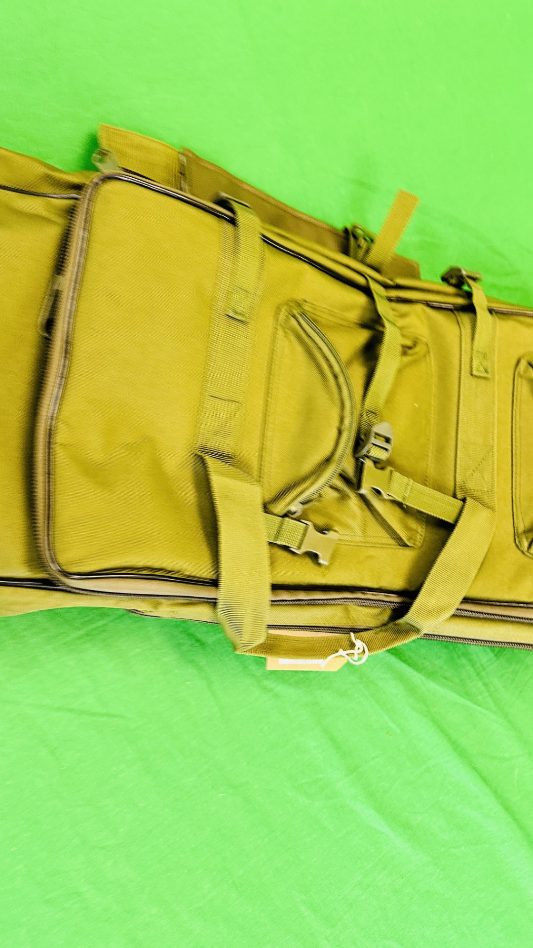 GREEN CANVAS TACTICAL RIFLE BAG - Image 3 of 7