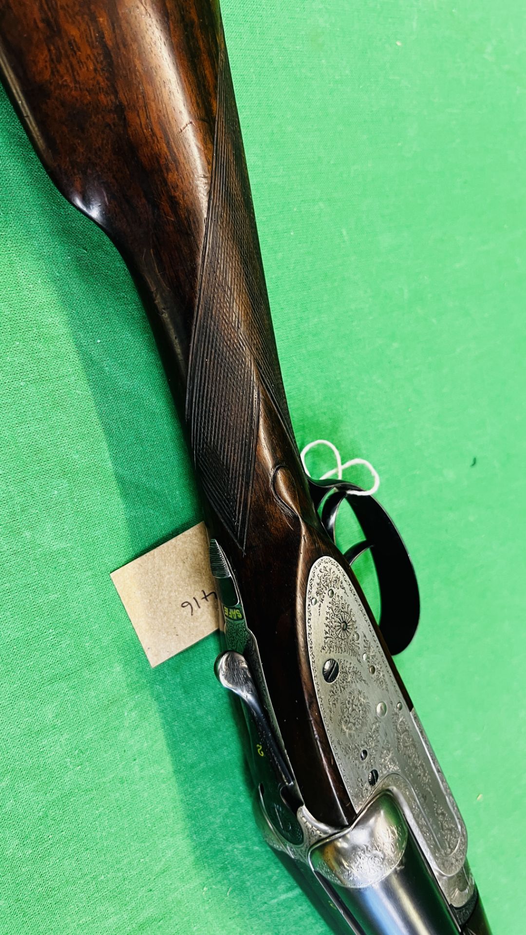 12 BORE TOLLEY SIDE BY SIDE SHOTGUN #8670, 28" BARRELS (2 3/4" CHAMBER), EJECTOR, - Image 12 of 37