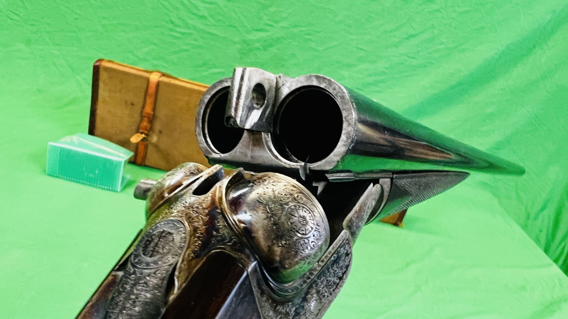 GREENER 12G SIDE BY SIDE SHOTGUN 27" BARRELS, CHAMBERED FOR 21/2", - Image 22 of 39