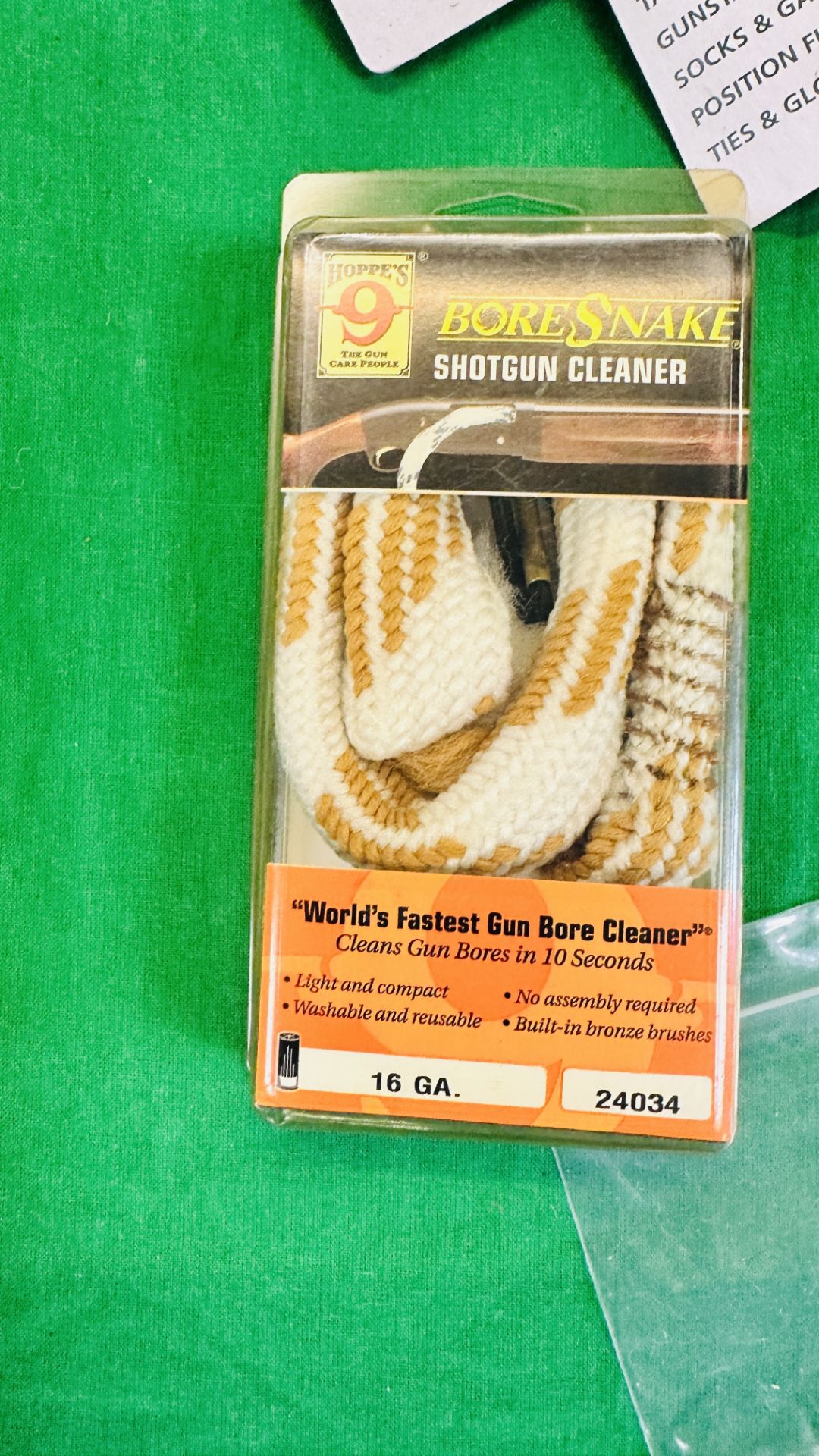 A BOX CONTAINING A LARGE QUANTITY OF GUN CLEANING ACCESSORIES AND SNAP CAPS MANY AS NEW. - Image 7 of 21