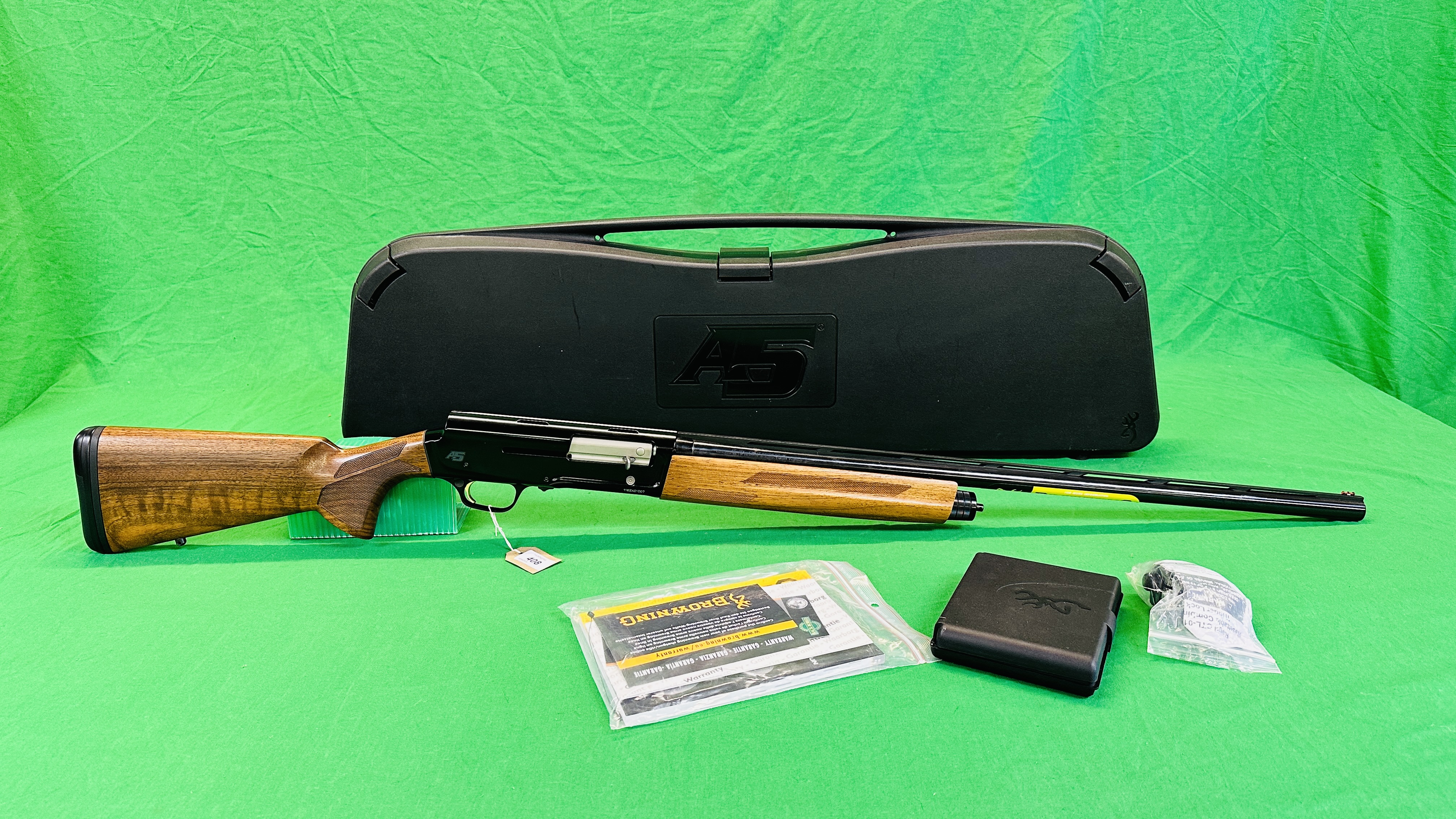 BROWNING A5 12 BORE SELF LOADING SHOTGUN, #116ZX01007,