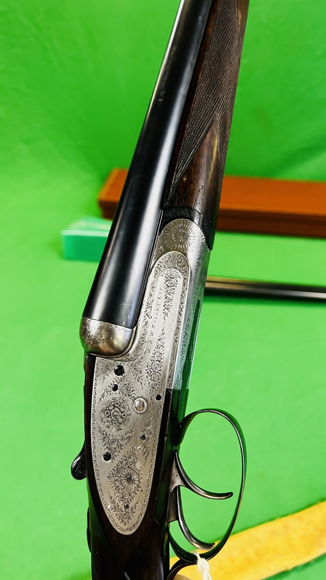 12 BORE TOLLEY SIDE BY SIDE SHOTGUN #8670, 28" BARRELS (2 3/4" CHAMBER), EJECTOR, - Image 30 of 37