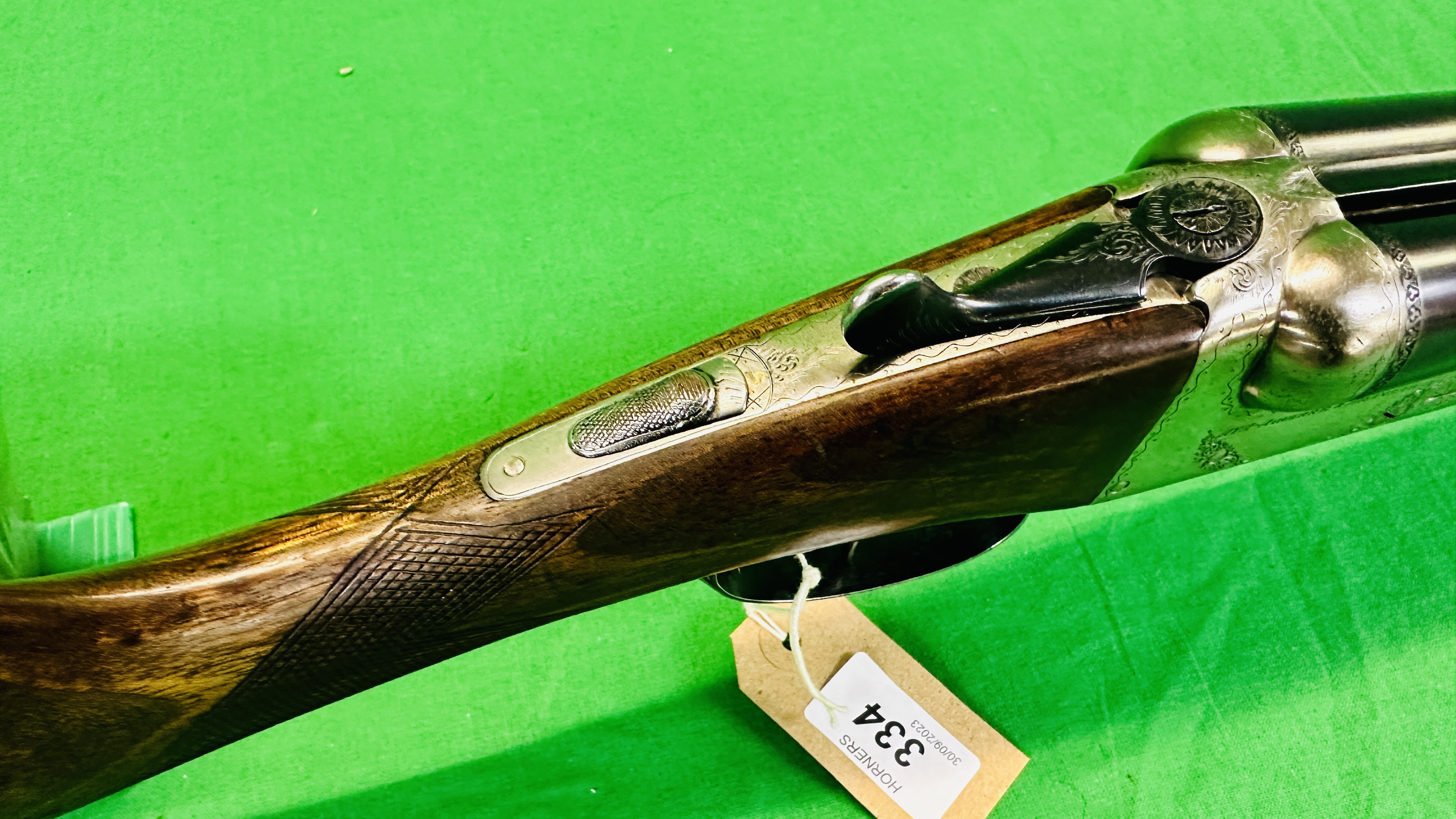 AYA 12 BORE SIDE BY SIDE SHOTGUN # 179840 28 INCH BARRELS, - Image 8 of 16