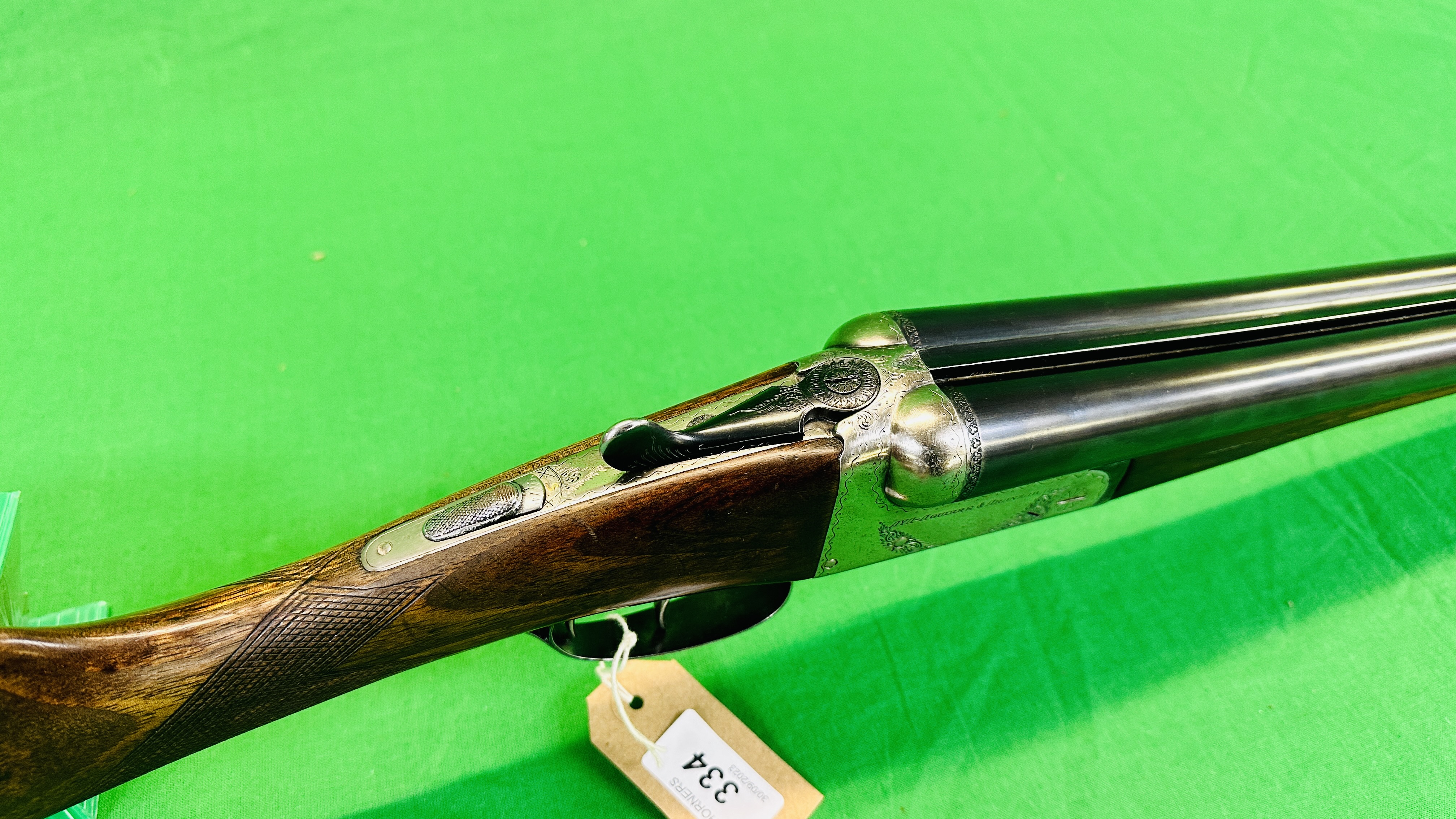 AYA 12 BORE SIDE BY SIDE SHOTGUN # 179840 28 INCH BARRELS, - Image 6 of 16