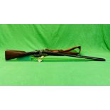 A BSA SIDE BY SIDE 12 BORE SHOTGUN,