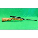 WEIHRAUCH .22 CALIBRE BREAK BARREL AIR RIFLE MODEL - HW35, FITTED WITH A.S.L.