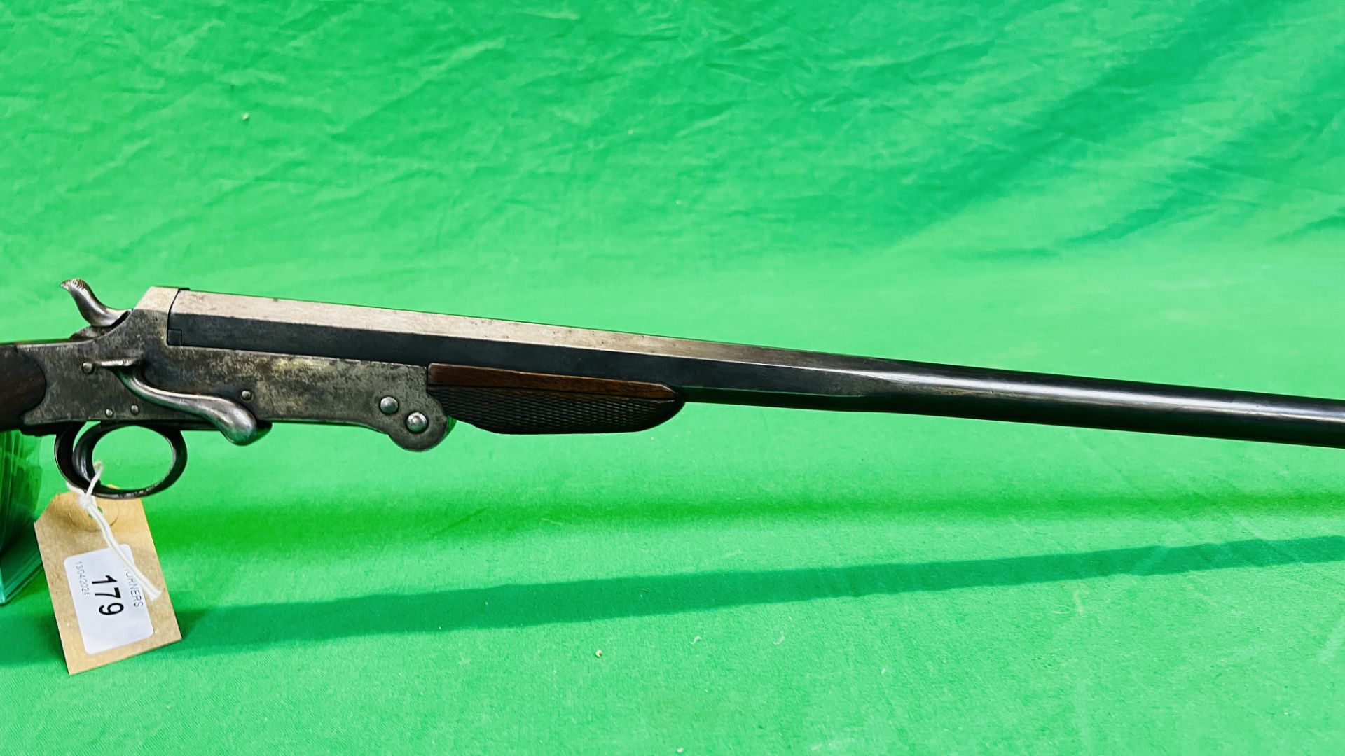 BELGIAN 20G SINGLE BARREL SHOTGUN WITH DOUBLE BACK FOLDING ACTION #7559 - (REF:1403) - (ALL GUNS TO - Image 4 of 13