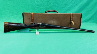 GREENER 12G SIDE BY SIDE SHOTGUN 27" BARRELS, CHAMBERED FOR 21/2",