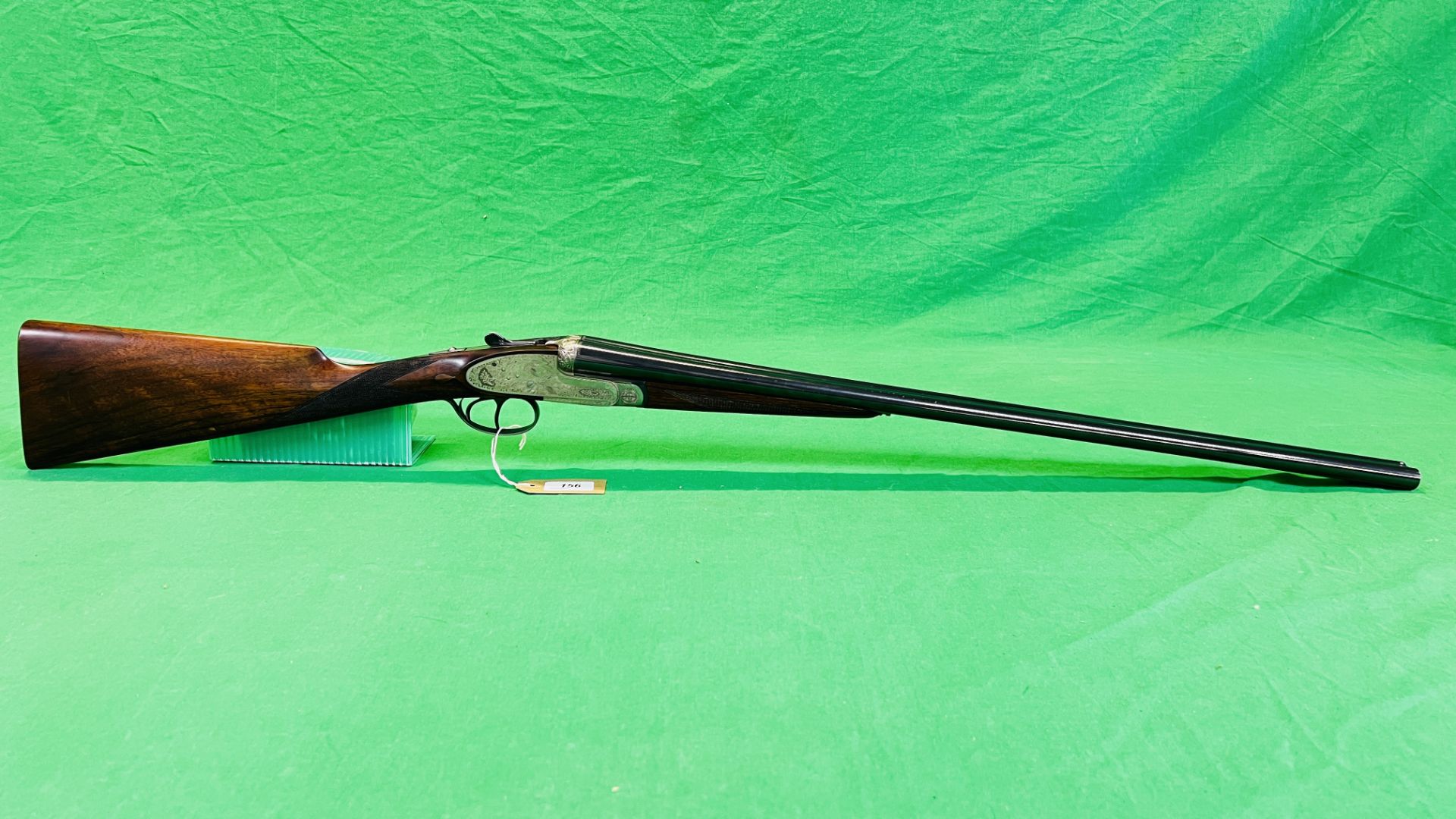 GUNMARK 20 BORE SIDE BY SIDE, SIDELOCK SHOTGUN #16427, 27" BARRELS, EJECTOR,