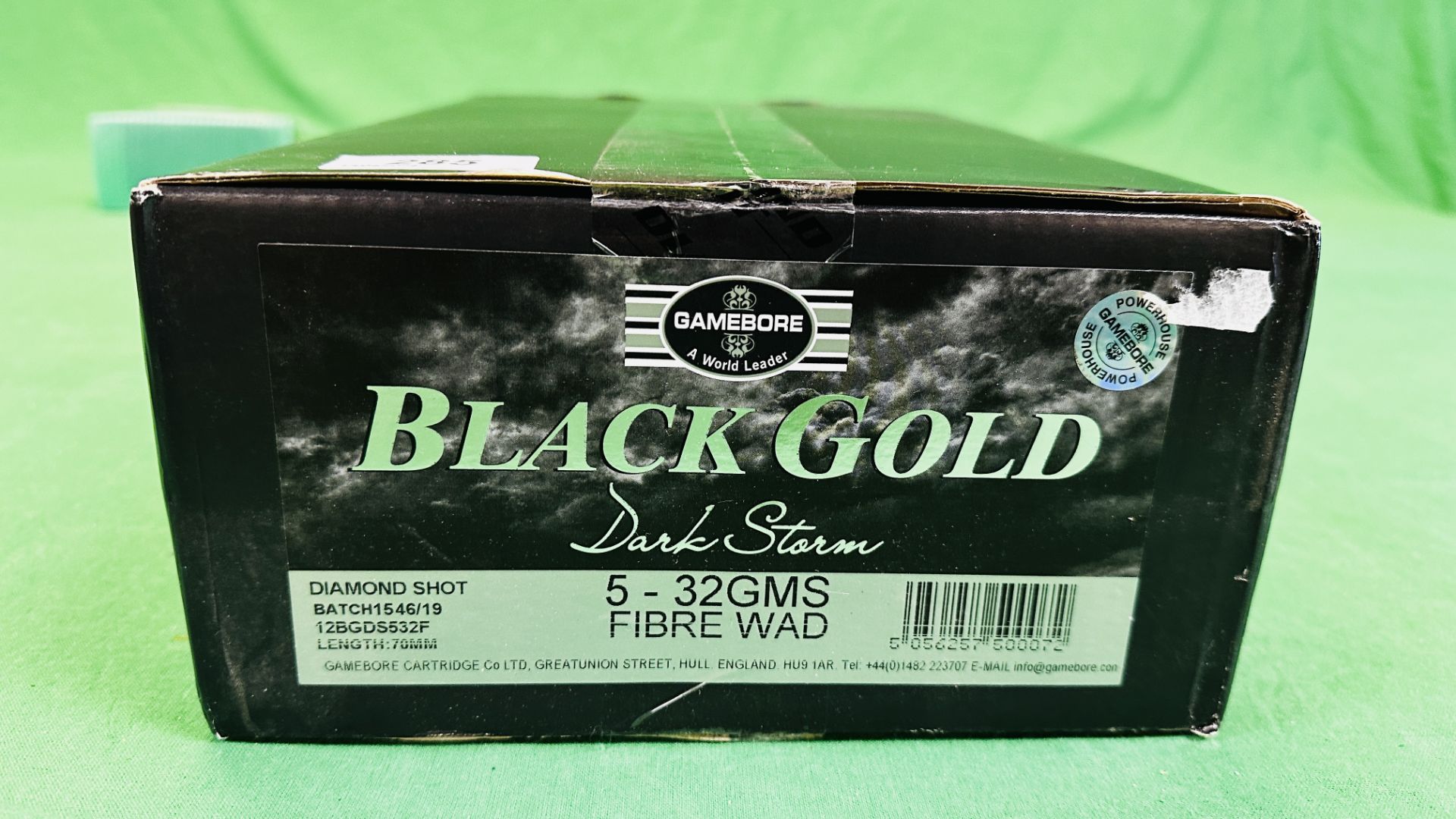 250 X GAMEBORE BLACK GOLD DARK STORM 5 SHOT 32 GRM CARTRIDGES - (TO BE COLLECTED IN PERSON BY - Image 3 of 4