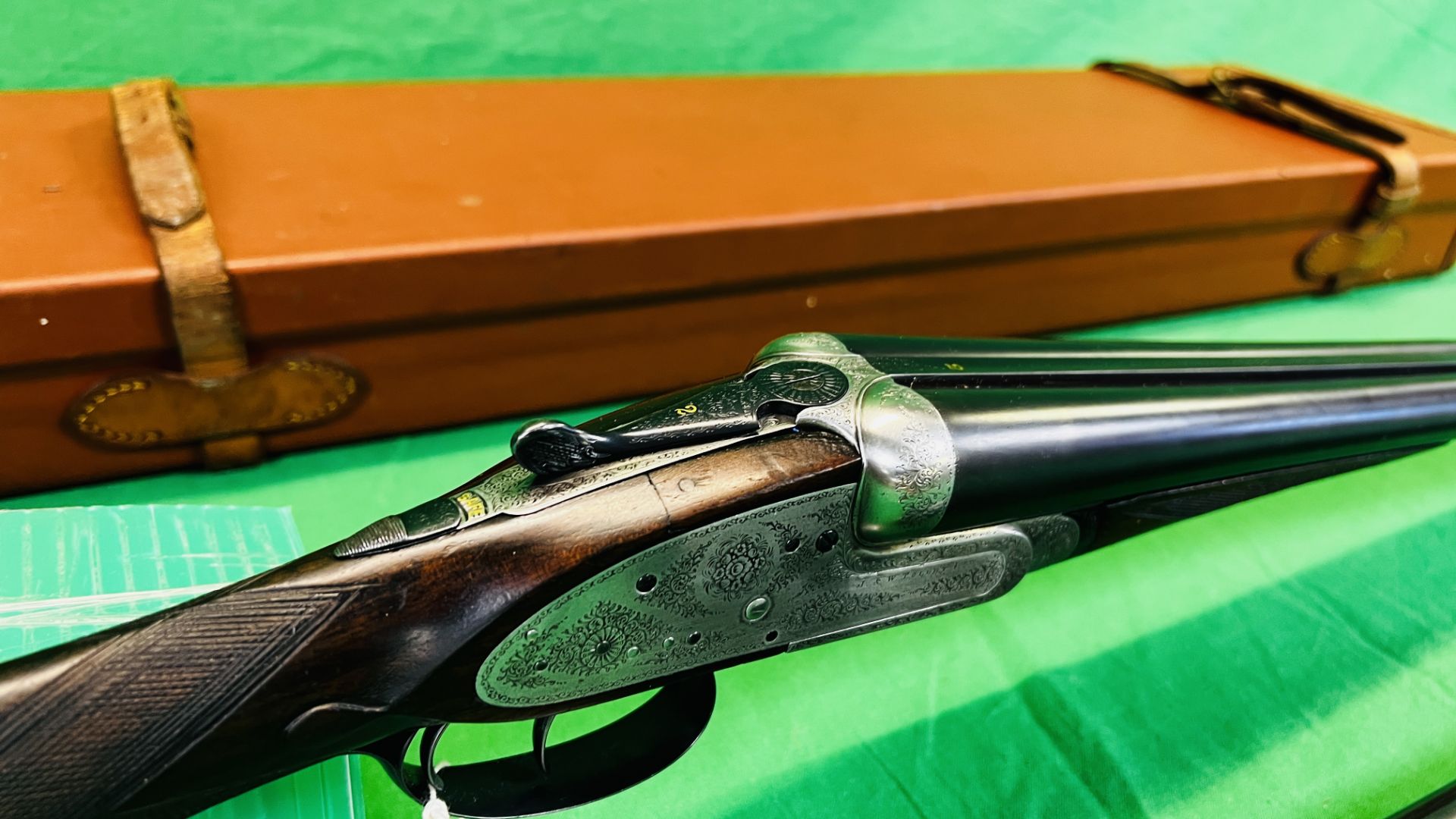 12 BORE TOLLEY SIDE BY SIDE SHOTGUN #8670, 28" BARRELS (2 3/4" CHAMBER), EJECTOR, - Image 6 of 37