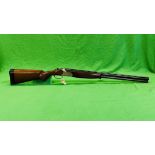 LANBER 12 BORE OVER AND UNDER SHOTGUN #0934301, 291/2" MULTI CHOKE BARRELS,