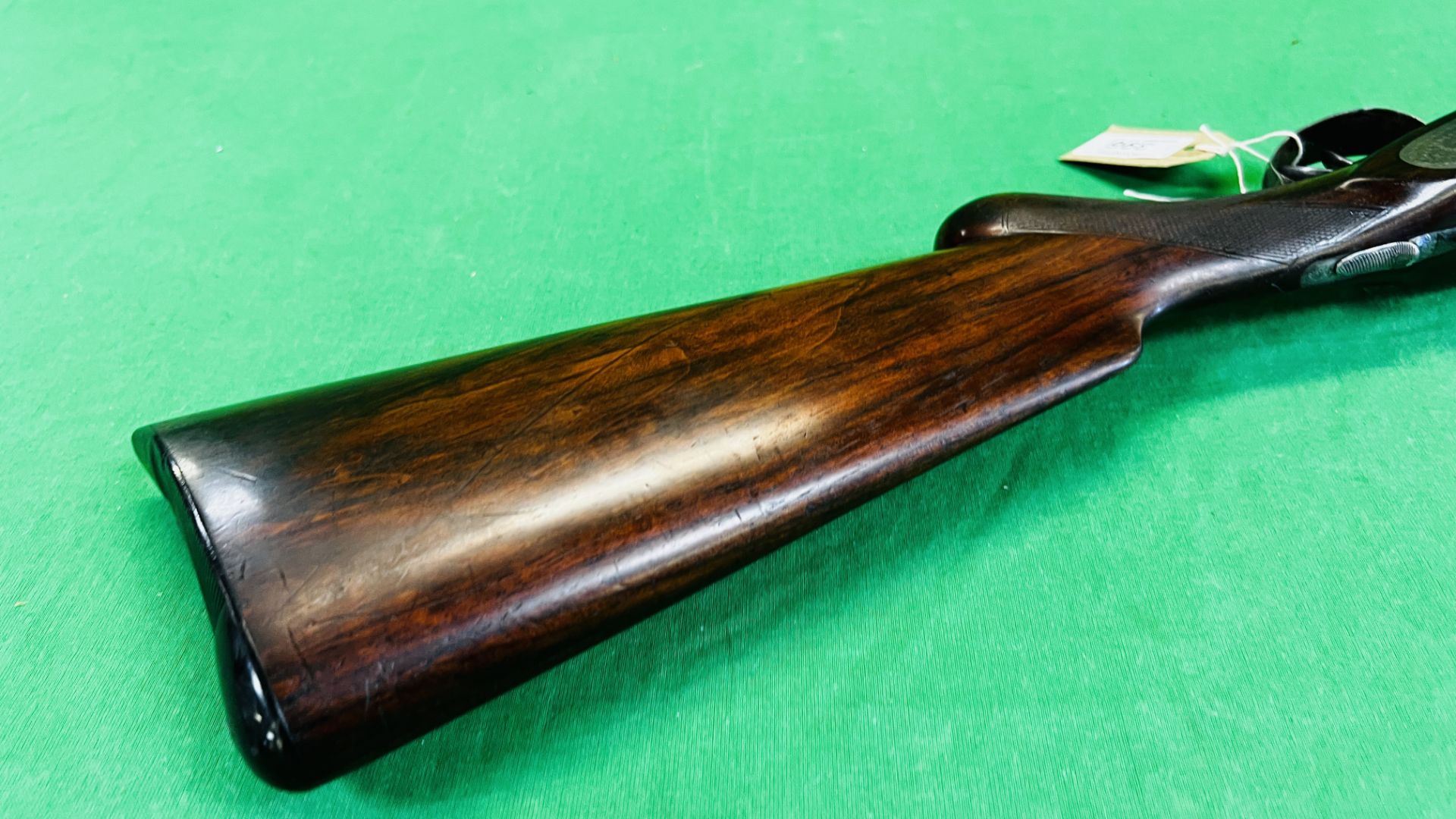 MIDLAND 12 BORE SIDE BY SIDE SHOTGUN, #105959, SIDE LOCK 25" BARRELS, FULL CHOKE 14", - Image 16 of 28