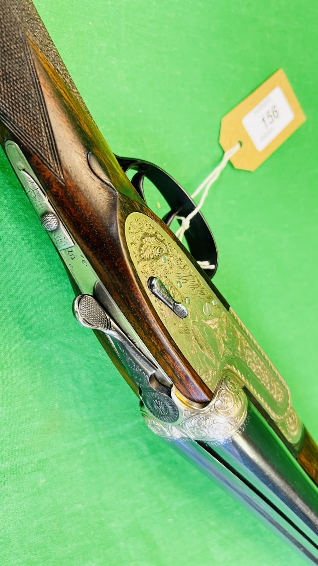 GUNMARK 20 BORE SIDE BY SIDE, SIDELOCK SHOTGUN #16427, 27" BARRELS, EJECTOR, - Image 12 of 25