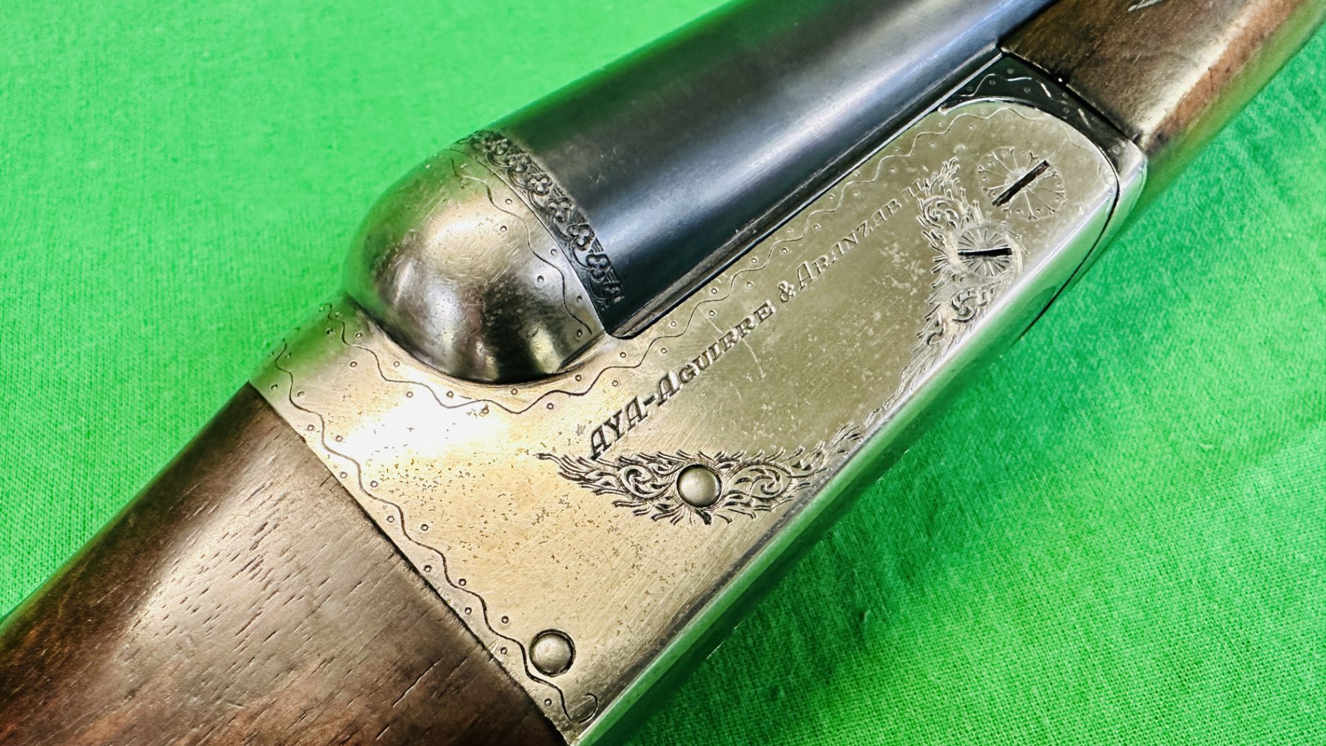 AYA 12 BORE SIDE BY SIDE SHOTGUN # 179840 28 INCH BARRELS, - Image 12 of 16