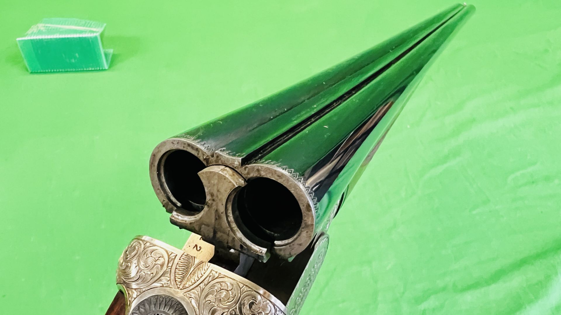 GUNMARK 20 BORE SIDE BY SIDE, SIDELOCK SHOTGUN #16427, 27" BARRELS, EJECTOR, - Image 20 of 25