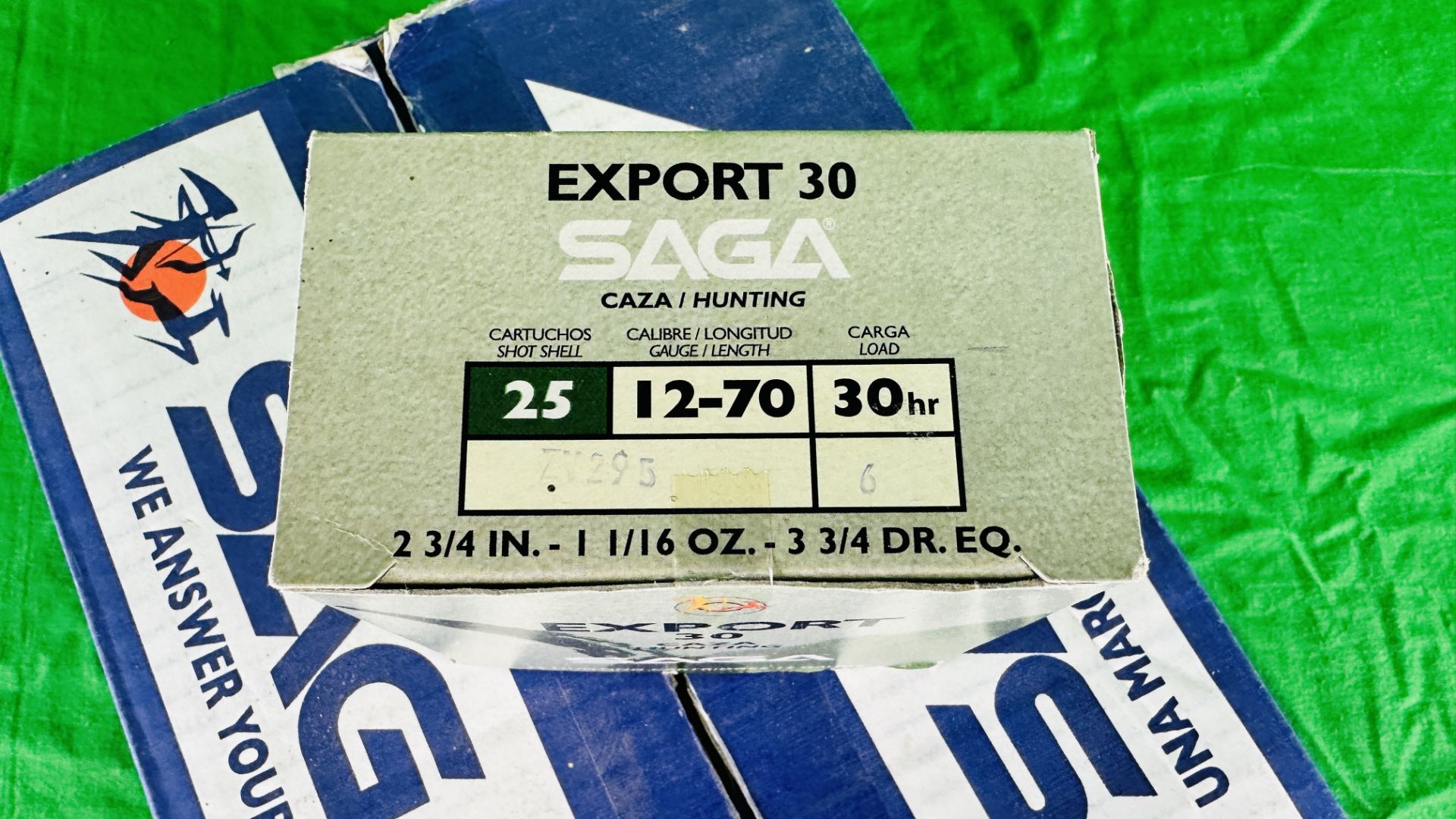 275 SAGA EXPORT 30 12 GAUGE 6 SHOT 30GM CARTRIDGES - (TO BE COLLECTED IN PERSON BY LICENCE HOLDER - Image 3 of 3