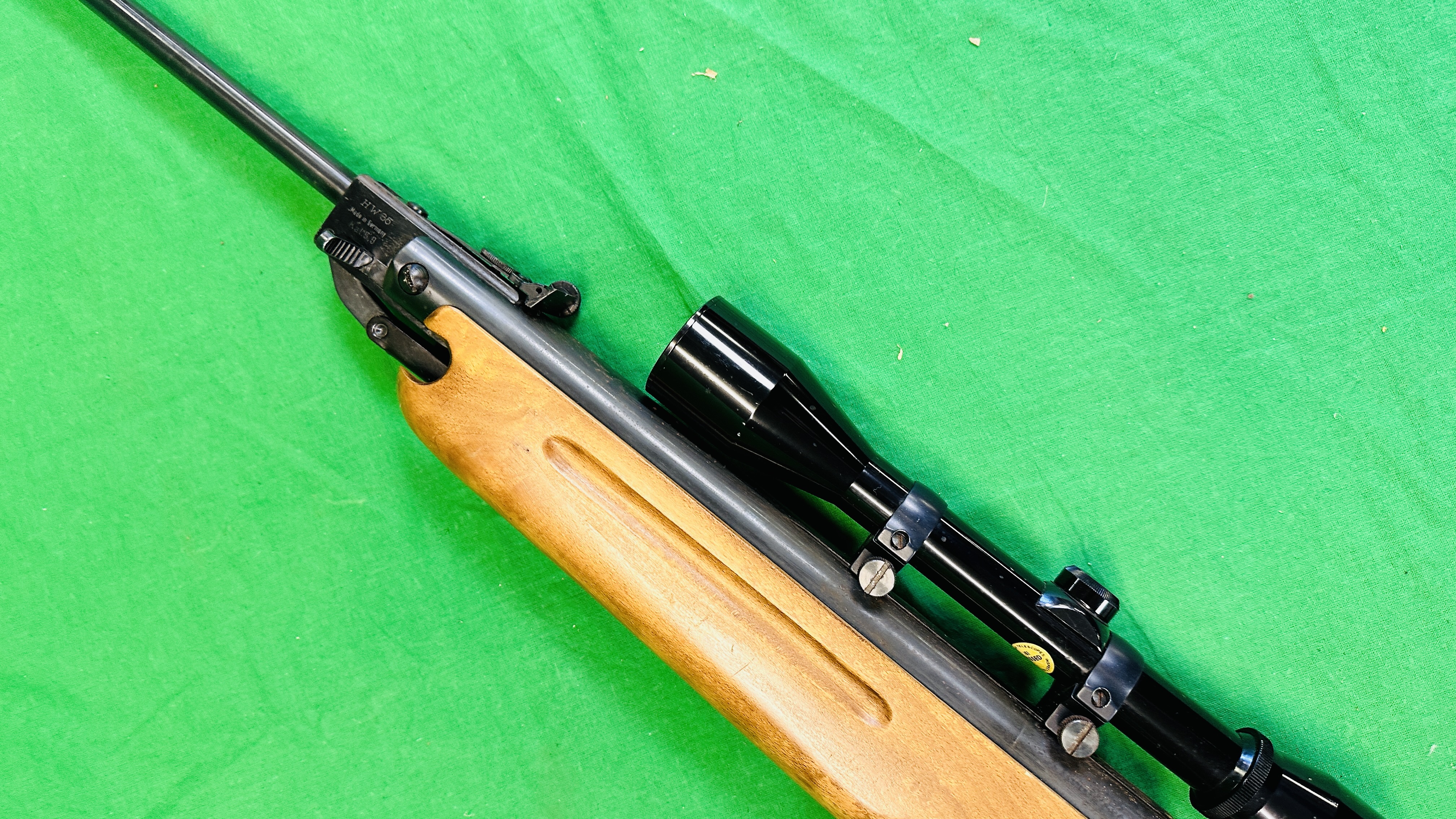 WEIHRAUCH .22 CALIBRE BREAK BARREL AIR RIFLE MODEL - HW35, FITTED WITH A.S.L. - Image 7 of 14