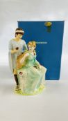 A WEDGWOOD LIMITED EDITION 920/3000 FIGURINE THE CLASSICAL COLLECTION "ADORATION" BOXED WITH