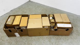 THREE BOXES CONTAINING 22 PIANOLA ROLLS.
