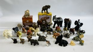 A COLLECTION OF ORNAMENTS TO INCLUDE CHINA, METAL CRAFT ETC.