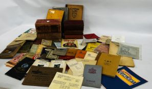 TWO BOXES CONTAINING VINTAGE BUCK & HICKMAN CATALOGUES 1930-60's,