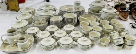 AN EXTENSIVE 98 PIECE ROYAL DOULTON LAMBETH WARE DINNER SERVICE "WILL O' THE WISP" L.S.1023.