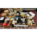 14 BOXES CONTAINING HOUSEHOLD PRODUCTS AND SUNDRIES INCLUDING COOKWORKS MICROWAVE, SLOW COOKER,