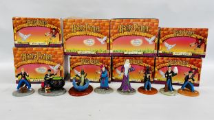 EIGHT BOXED ROYAL DOULTON HARRY POTTER FIGURINES.