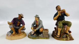A GROUP OF THREE ROYAL DOULTON FIGURES TO INCLUDE DREAMWEAVER HN2283,