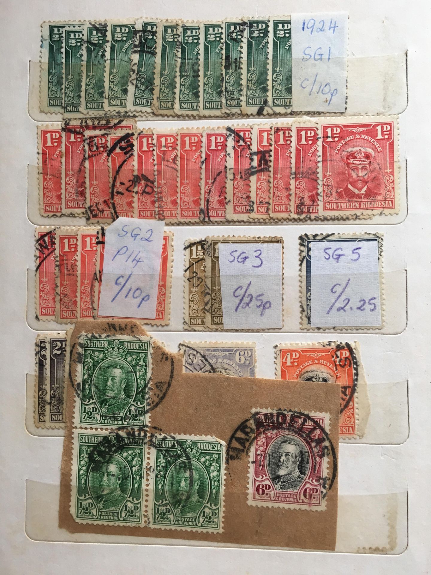 STAMPS: TUB WITH COMMONWEALTH ALL REIGNS ON CARDS, SMALL FOLDERS ETC. - Image 3 of 25