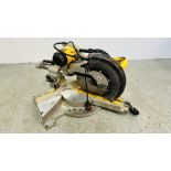 DE WALT SLIDING COMPOUND MITRE SAW MODEL DW718XPS 240 VOLT - SOLD AS SEEN.