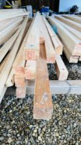 25 X APPROX 4.2M LENGTHS OF 70MM X 60MM PLANED TIMBER. THIS LOT IS SUBJECT TO VAT ON HAMMER PRICE.