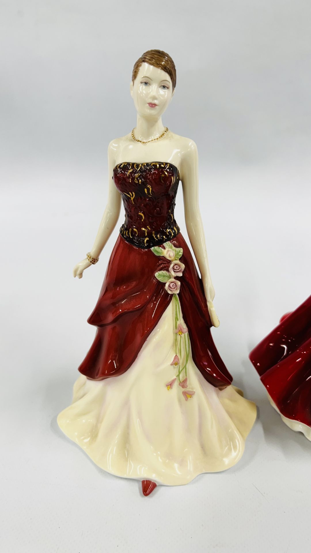 3 ROYAL DOULTON CABINET COLLECTORS FIGURINES TO INCLUDE "NATALIE" HN 5012, LIMITED EDITION 1419/15, - Image 4 of 10