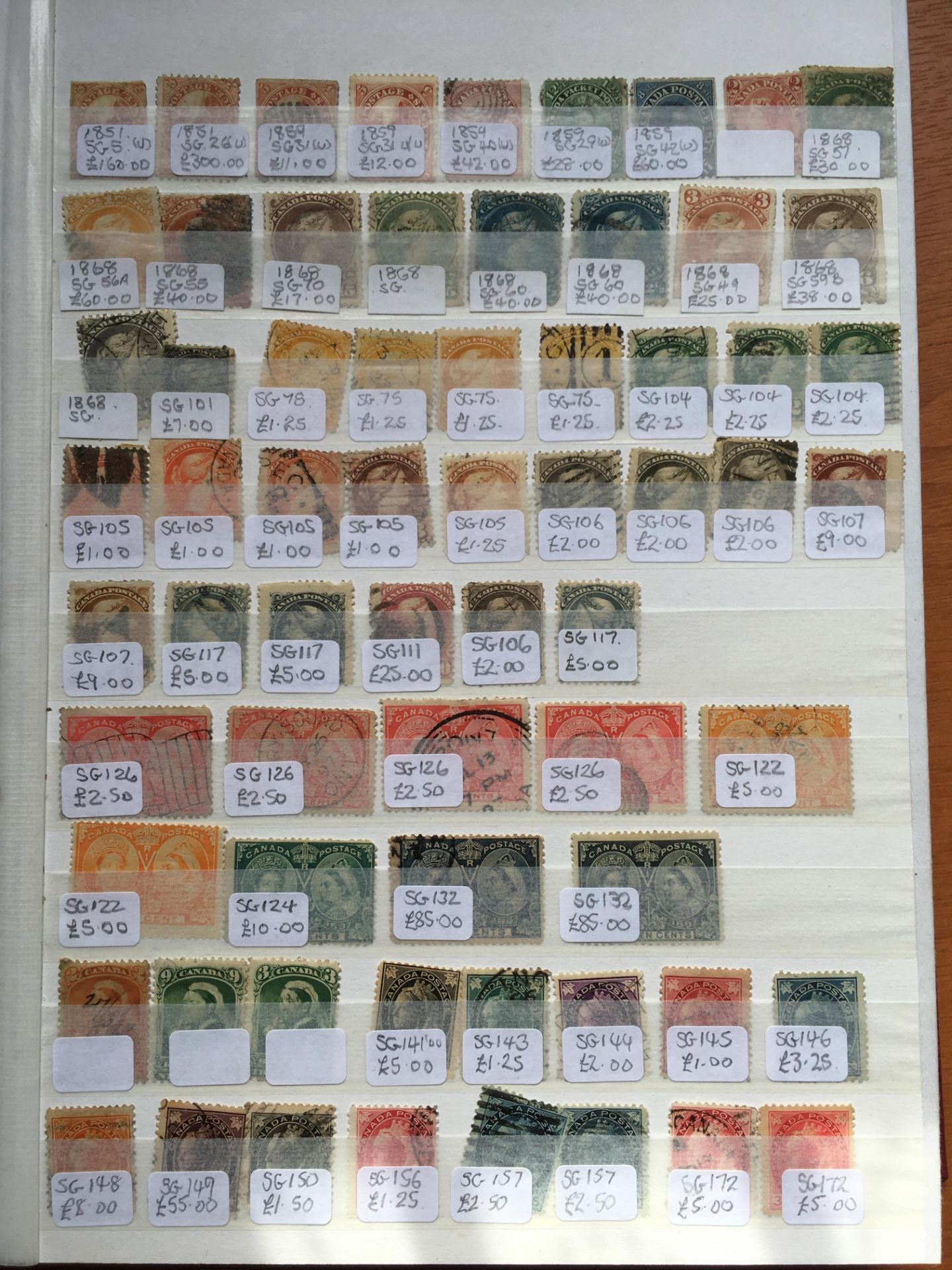 STAMPS: BOX WITH COMMONWEALTH IN FIVE STOCKBOOKS AND A BINDER, CANADA, NEW ZEALAND, MAURITIUS, ETC. - Bild 33 aus 36