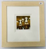 A MODERN FRAMED LIMITED EDITION 18/495 PRINT MEDALLIONS BEARING PENCIL SIGNATURE C SHORTTON - IMAGE