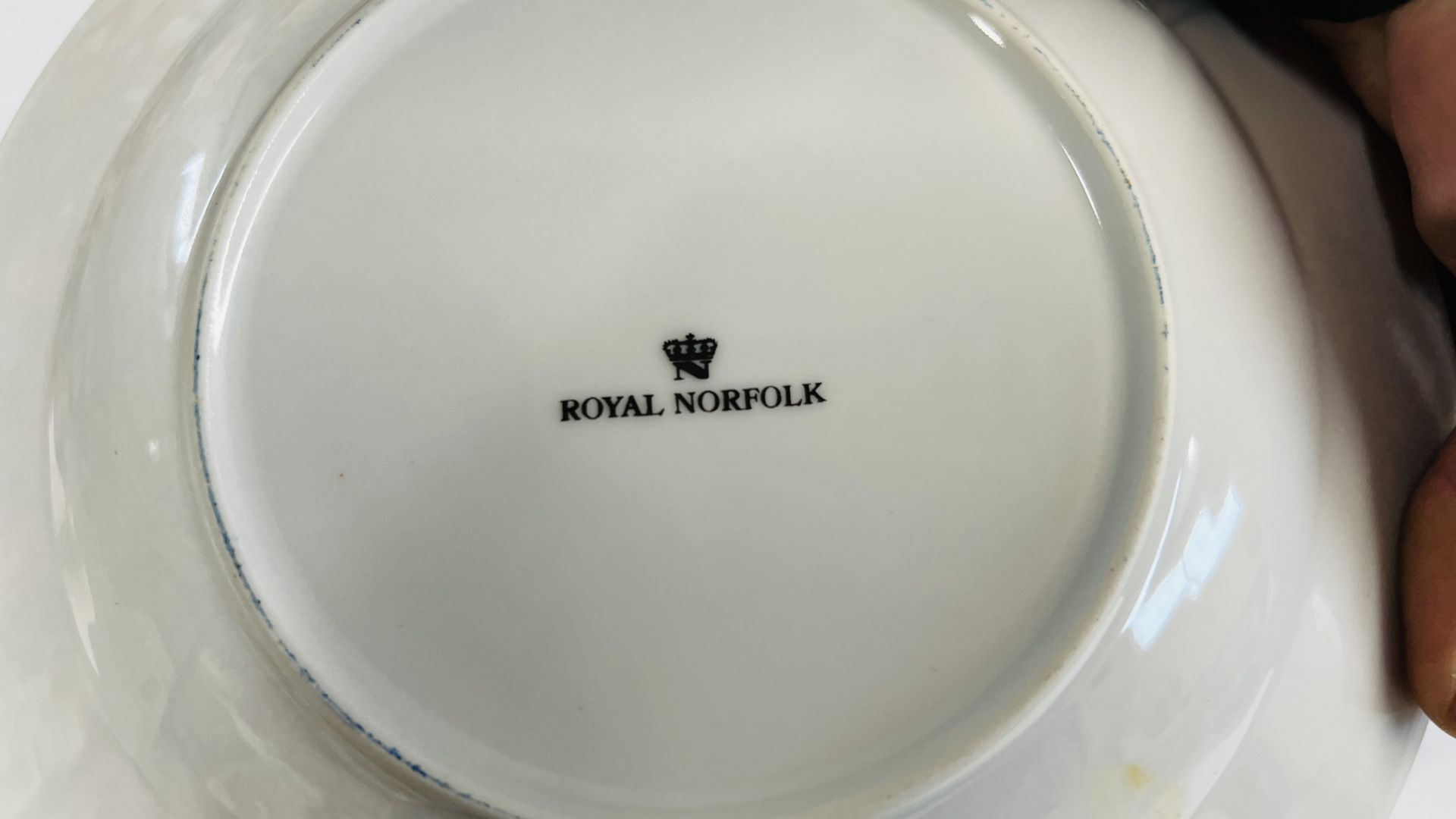 APPROXIMATELY 23 PIECES OF ROYAL NORFOLK COUNTRY ROSES DINNER + TEA WARE. - Image 9 of 9