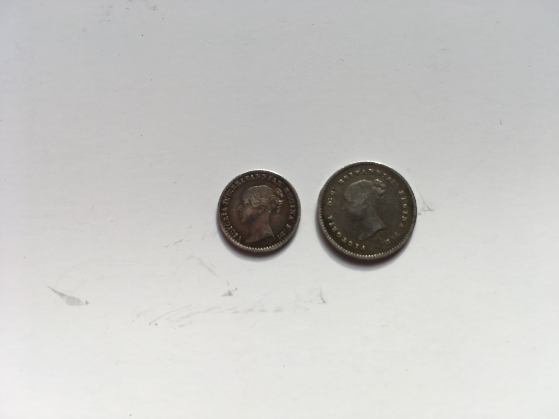 COINS: GB MAUNDY PENNY 1870 AND TWO PENCE 1838. - Bild 6 aus 8