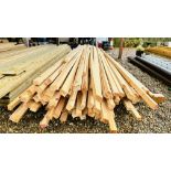 APPROX 150 LENGTHS OF 45MM X 35MM PLANED TIMBER AVERAGE LENGTH 4 METRE.