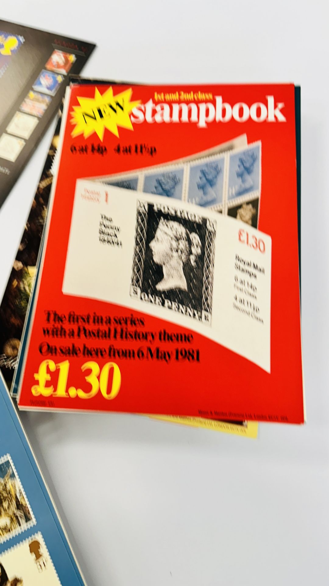 A BOX OF POINT OF SALE STAMP ADVERTISING BOOKLETS. - Image 6 of 12