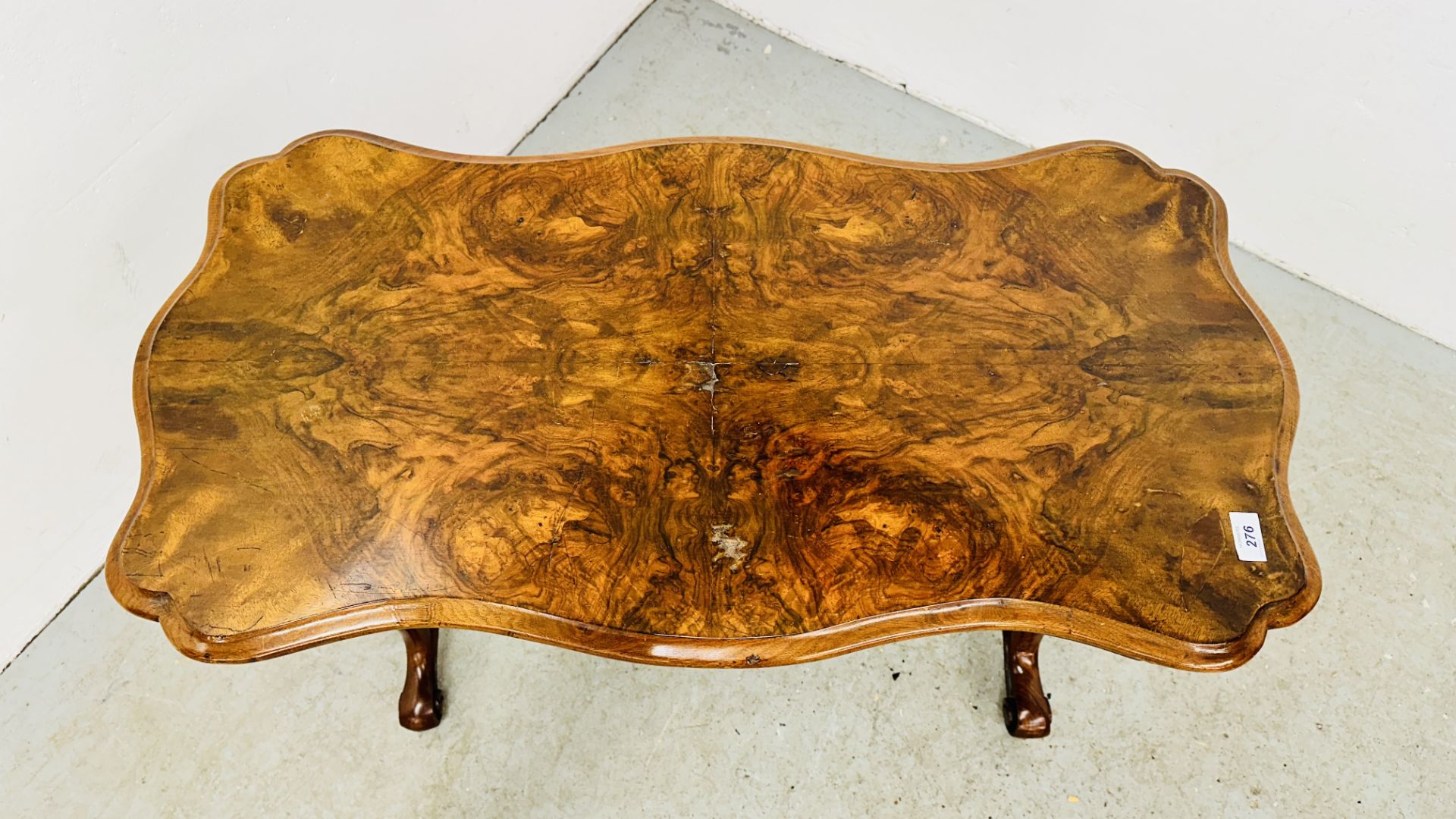 A VICTORIAN OCCASIONAL TABLE ON CASTERS W 96CM X D 50CM. - Image 2 of 12