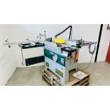 RECORD POWER TS2 315MM HEAVY DUTY TABLE SAW WITH EXTENDABLE MITRE FENCE - SOLD AS SEEN.