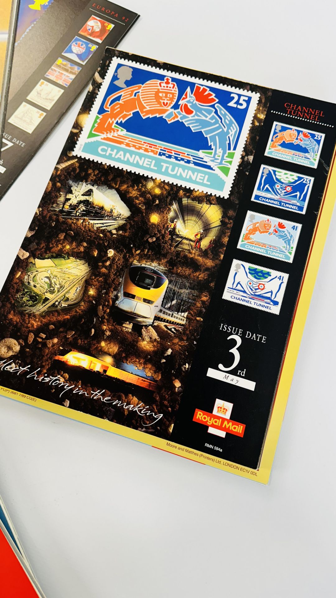 A BOX OF POINT OF SALE STAMP ADVERTISING BOOKLETS. - Image 7 of 12