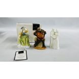 A ROYAL DOULTON FIGURINE "BUTTERCUP" HN 4805 IN ORGINAL BOX WITH CERTIFICATE,