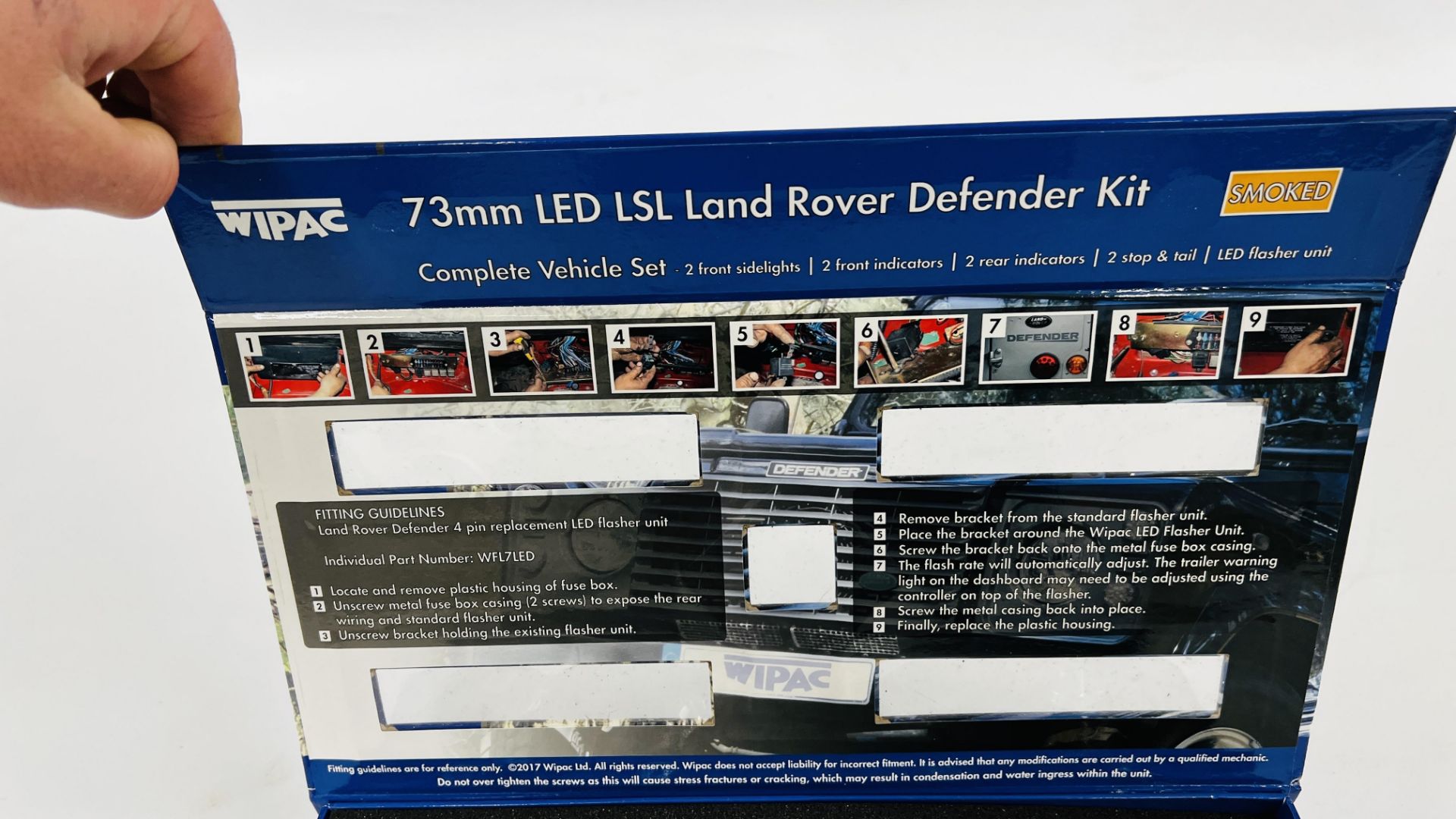 WIPAC 73MM LED 1SL LANDROVER DEFENDER LIGHT KIT. - Image 3 of 3