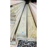 14 LENGTHS 4.5 METRE 125MM X 20MM TANALISED BOARDING. THIS LOT IS SUBJECT TO VAT ON HAMMER PRICE.