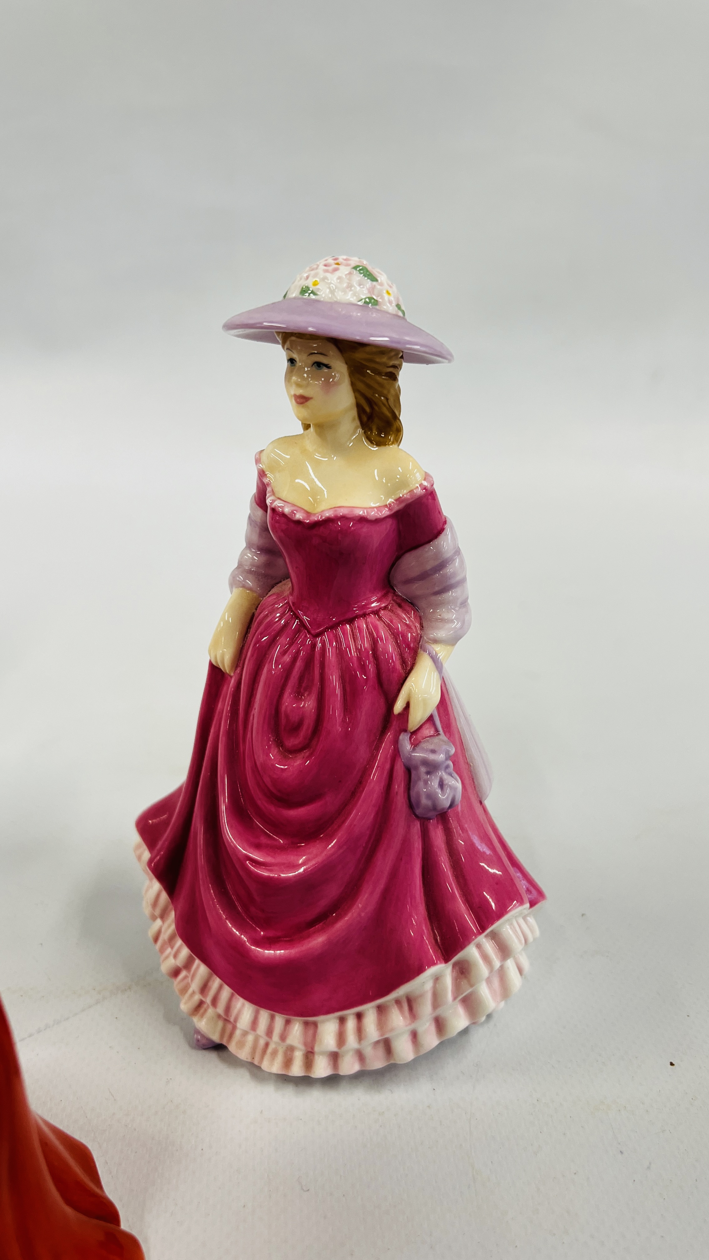 3 ROYAL DOULTON CABINET COLLECTORS FIGURES TO INCLUDE "SUMMER BREEZE" HN 4587, - Image 3 of 9